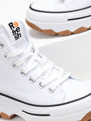 Sneakers πάνινα μποτάκια Refresh 171919 - Λευκό - thefashionproject.gr - Refresh