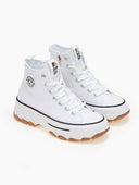 Sneakers πάνινα μποτάκια Refresh 171919 - Λευκό - thefashionproject.gr - Refresh