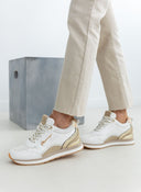 Sneakers σε συνδυασμό υλικών MARIAMARE 68421 - Λευκό - thefashionproject.gr - MARIAMARE