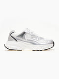 Sneakers σε συνδυασμό υλικών Xti 143260 - Ασημί - thefashionproject.gr - Xti Footwear