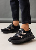 Sneakers σε συνδυασμό υλικών Xti 143363 - Μαύρο - thefashionproject.gr - Xti Footwear