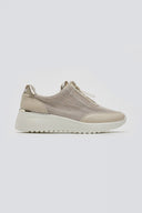 Sneakers slip on με φερμουάρ MARIAMARE - Μπεζ - thefashionproject.gr - MARIAMARE