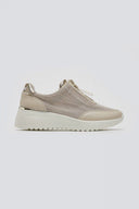 Sneakers slip on με φερμουάρ MARIAMARE - Μπεζ - thefashionproject.gr - MARIAMARE