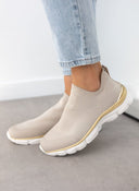 Sneakers slip on Xti 142454 - Μπεζ - thefashionproject.gr - Xti Footwear