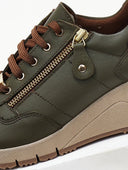 Sneakers wedges δερμάτινα  Ragazza 0322
