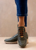 Sneakers wedges δερμάτινα  Ragazza 0322