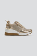Sneakers wedges με φερμουάρ Xti 143717 - Χρυσό - thefashionproject.gr - Xti Footwear