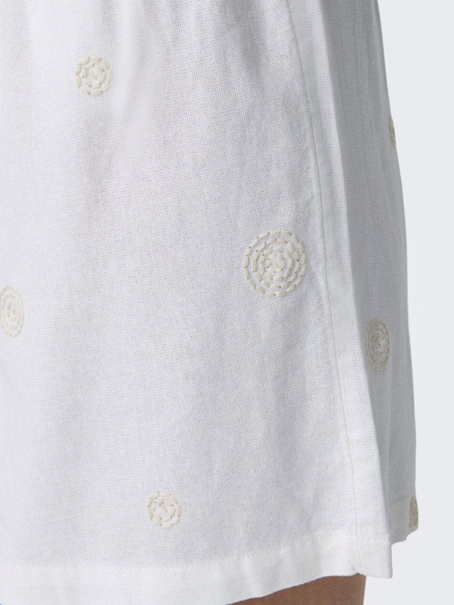 Σορτς με κεντητό σχέδιο ONLY 15338803 - Μπεζ - thefashionproject.gr - ONLY