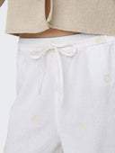 Σορτς με κεντητό σχέδιο ONLY 15338803 - Μπεζ - thefashionproject.gr - ONLY