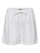 Σορτς με κεντητό σχέδιο ONLY 15338803 - Μπεζ - thefashionproject.gr - ONLY