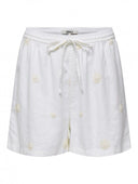 Σορτς με κεντητό σχέδιο ONLY 15338803 - Μπεζ - thefashionproject.gr - ONLY