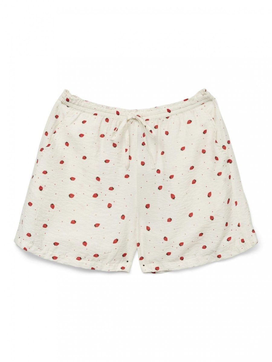 Σορτς με print φράουλες Vero Moda 10324635 - Λευκό - thefashionproject.gr - VERO MODA