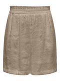 Σορτς ψηλόμεσο με λάστιχο ONLY 15313199 - Τάουπε - thefashionproject.gr - ONLY