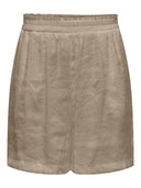 Σορτς ψηλόμεσο με λάστιχο ONLY 15313199 - Τάουπε - thefashionproject.gr - ONLY