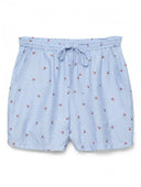 Σορτς ριγέ με print Vero Moda 10324635 - Γαλάζιο - thefashionproject.gr - VERO MODA