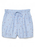 Σορτς ριγέ με print Vero Moda 10324635 - Γαλάζιο - thefashionproject.gr - VERO MODA