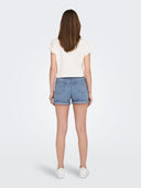 Σορτς τζιν ψηλόμεσο ONLY 15196224 - Μπλε jean - thefashionproject.gr - ONLY