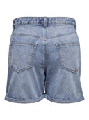 Σορτς τζιν ψηλόμεσο ONLY 15196224 - Μπλε jean - thefashionproject.gr - ONLY