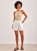Σορτς υφασμάτινο ONLY 15267849 - Λευκό - thefashionproject.gr - ONLY