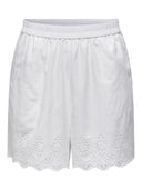 Σορτς υφασμάτινο ONLY 15313167 - Λευκό - thefashionproject.gr - ONLY