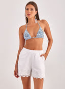 Σορτς υφασμάτινο ONLY 15313167 - Λευκό - thefashionproject.gr - ONLY