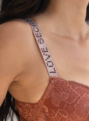 Σουτιέν με δαντέλα και στρας - Caramel - thefashionproject.gr - The Fashion Project