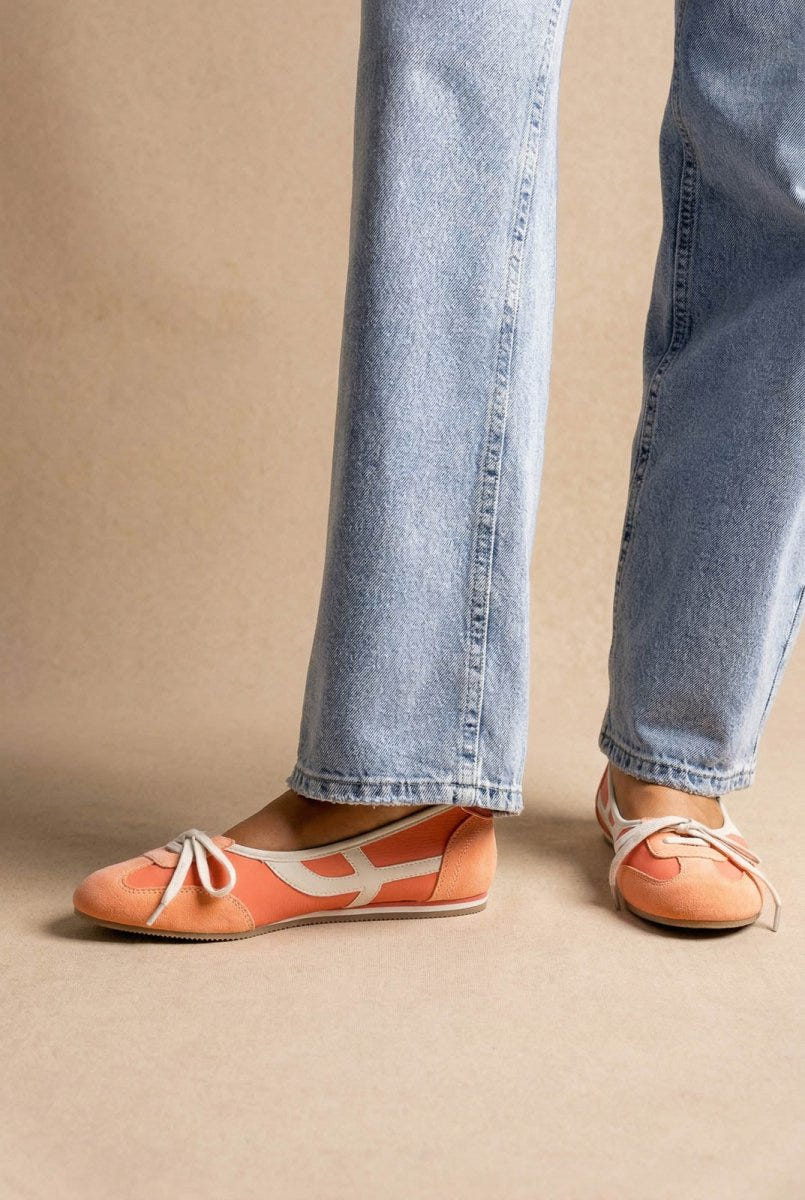 Xti Footwear - Sport Ballet Flats - Coral Suede
