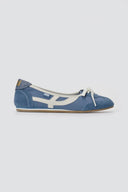 Xti Footwear - Sport Ballet Flats - Denim Blue Suede