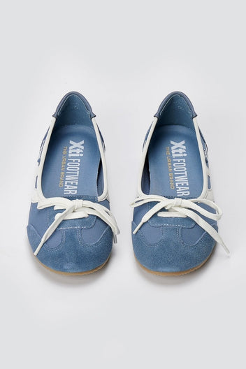 Xti Footwear - Sport Ballet Flats - Denim Blue Suede