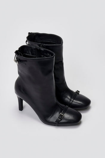 Stiletto Ankle Boots - Black Matte - thefashionproject.gr - BOTEGGA 22