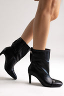 Stiletto Ankle Boots - Black Matte - thefashionproject.gr - BOTEGGA 22