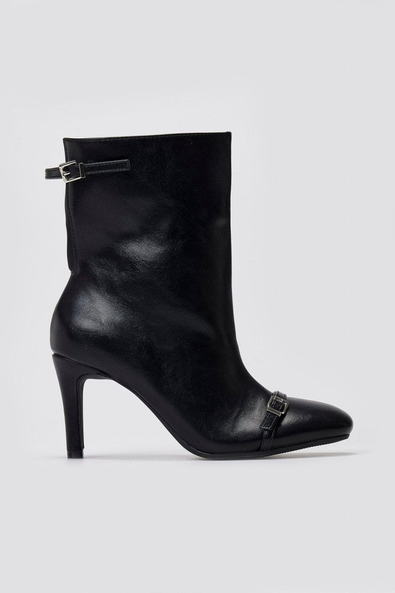 Stiletto Ankle Boots - Black Matte - thefashionproject.gr - BOTEGGA 22