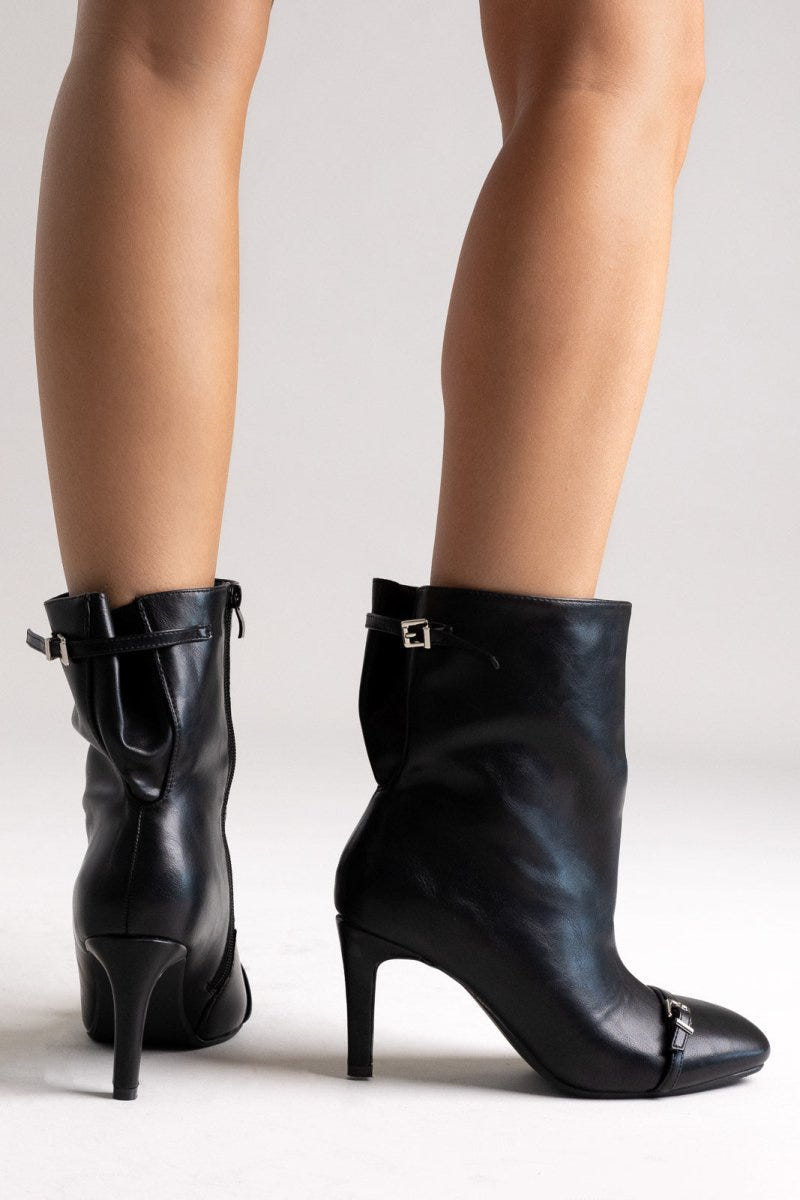 Stiletto Ankle Boots - Black Matte - thefashionproject.gr - BOTEGGA 22