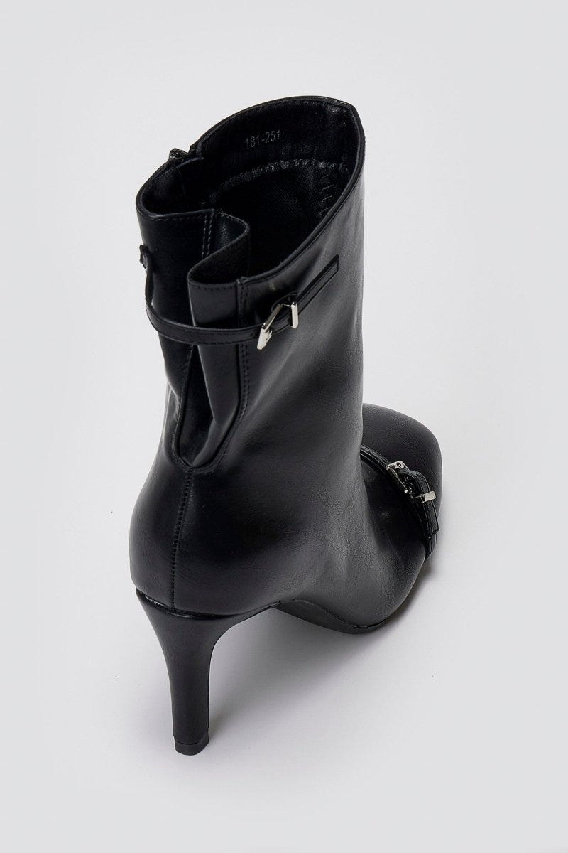 Stiletto Ankle Boots - Black Matte - thefashionproject.gr - BOTEGGA 22