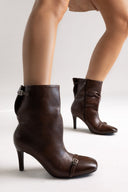 Stiletto Ankle Boots - Brown Matte - thefashionproject.gr - BOTEGGA 22