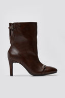 Stiletto Ankle Boots - Brown Matte - thefashionproject.gr - BOTEGGA 22