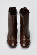 Stiletto Ankle Boots - Brown Matte - thefashionproject.gr - BOTEGGA 22