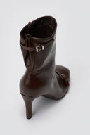 Stiletto Ankle Boots - Brown Matte - thefashionproject.gr - BOTEGGA 22