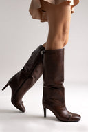 Stiletto Boots - Brown Matte - thefashionproject.gr - BOTEGGA 22