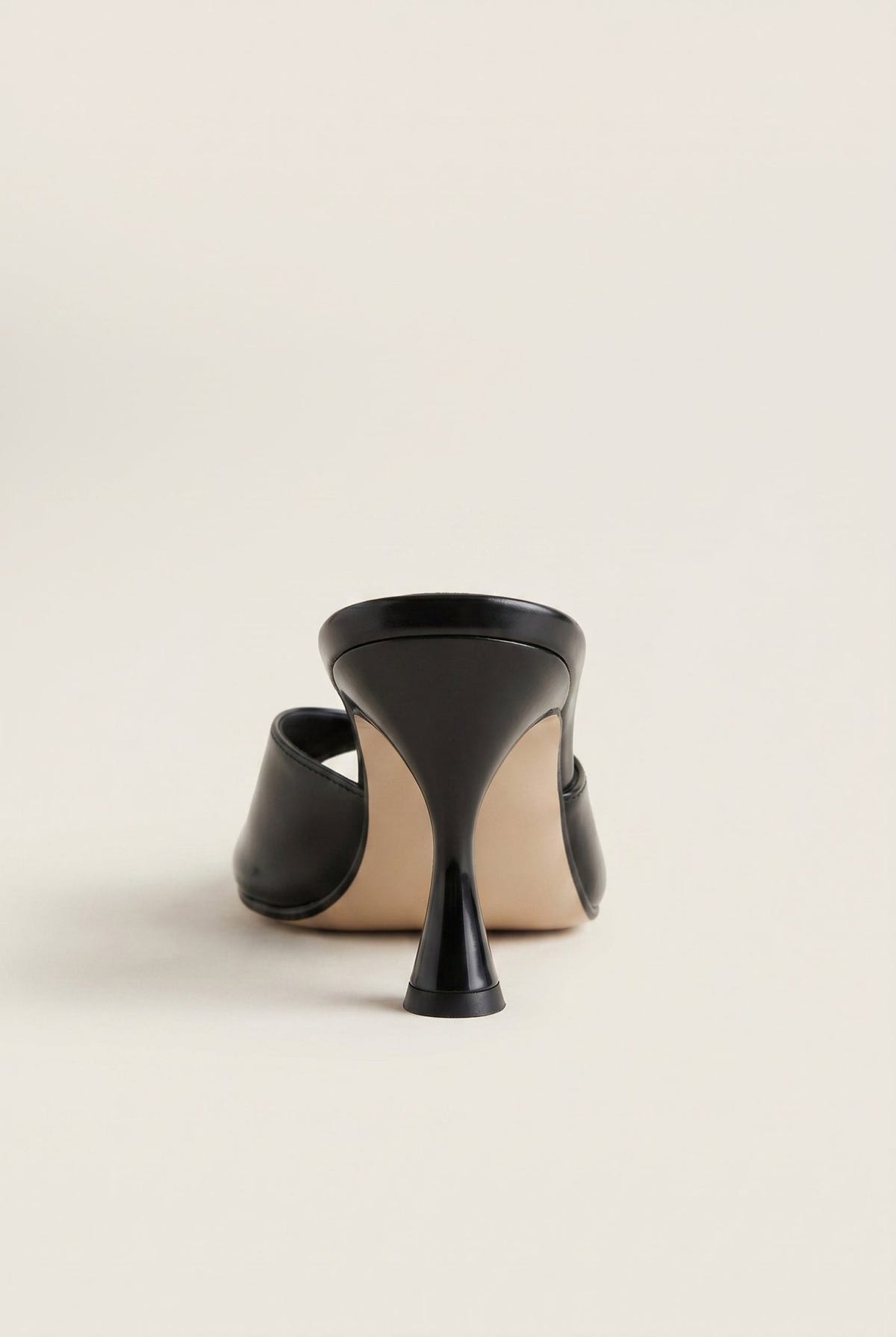 TFP - Stiletto Heel Mules - Black Patent