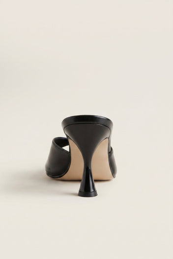 TFP - Stiletto Heel Mules - Black Patent