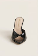 TFP - Stiletto Heel Mules - Black Patent
