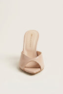 TFP - Stiletto Heel Mules - Nude Patent