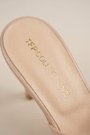 TFP - Stiletto Heel Mules - Nude Patent