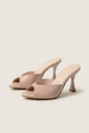 TFP - Stiletto Heel Mules - Nude Patent