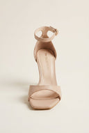 TFP - Stiletto Heeled Sandals Ankle Strap - Nude Matte