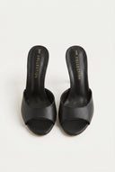 TFP - Stiletto Mules - Black Matte