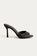 TFP - Stiletto Mules - Black Matte
