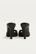 TFP - Stiletto Mules - Black Matte