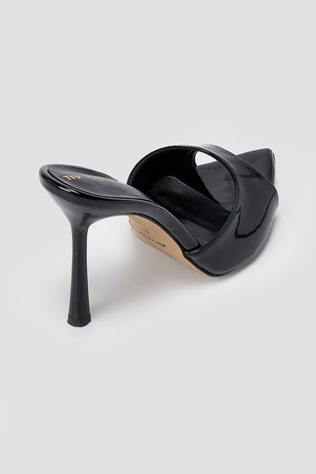 TFP - Stiletto Mules - Black Patent